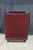 1975 Lane Furniture Burgundy Red Oxblood Leather Nailhead Reclining Armchair For Sale - Image 15 of 18
