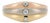 Cartier Three-Tone Gold Ring - 18k Trinity Style With 3 Diamonds, Size 5.75 For Sale