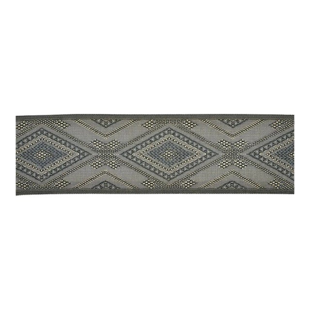 Schumacher Boulton Tape in Charcoal For Sale