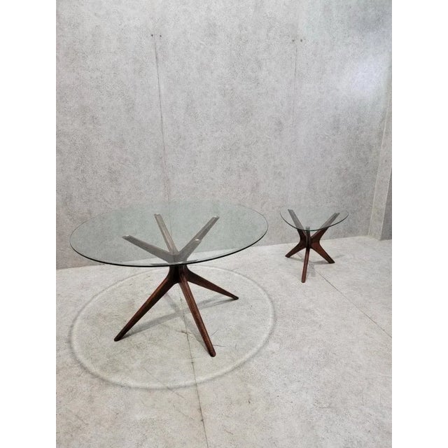 Mid Century Modern Sculptural Walnut "Jack's" Dining Table Styled After Adrian Pearsall For Sale In Chicago - Image 6 of 12