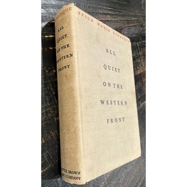 Vintage 1st Edition of Erich Maria Remarque All Quiet on the Western Front 1929 For Sale In Milwaukee - Image 6 of 6
