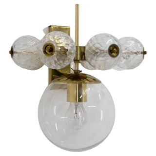 Wall Light attributed to Jaroslav Bejvl for Kamenicky Senov, 1980s For Sale