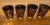 Vintage Mid-Century Culver Valencia Shot Glasses 22k Gold Set of 4 Signed MCMP Up for sale is a beautiful set of 4 vintage...