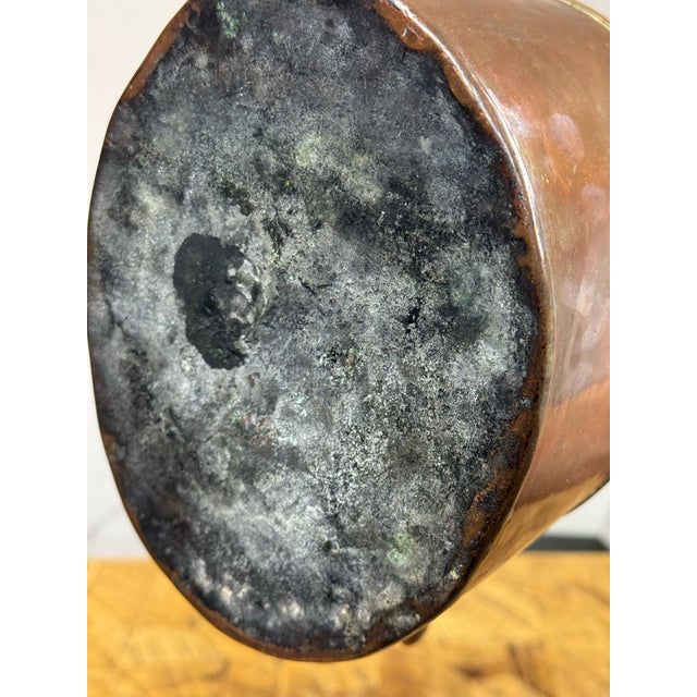 Wood 19th Century Cooper Kettle With Wooden Handle For Sale - Image 7 of 12