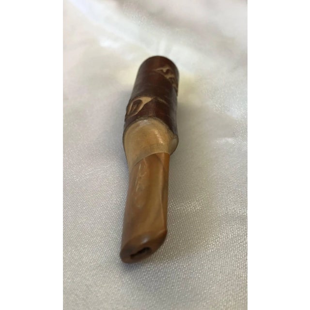 Beechwood Hand-Carved Cigar Holder Schwarzwald of Germany For Sale - Image 4 of 5
