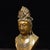 Metal Vintage Gilt Bronze Guanyin Bust | Chinese Buddhist Altar Sculpture With Crowned Amitabha For Sale - Image 7 of 10