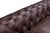 Animal Skin Century Chesterfield Sofa - Dark Brown Leather For Sale - Image 7 of 10