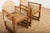Arts and Crafts Oak Armchairs with Velour Upholstery, Set of 2 For Sale - Image 6 of 13