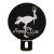 The Stork Club Enamel License Plate Topper/ Grill Badge For Sale