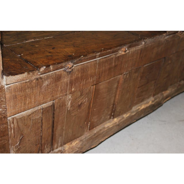 Oak Chest Bench, 18th Century For Sale - Image 9 of 15