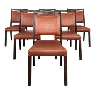 Vintage Copper-Colored Chairs, Set of 6 For Sale