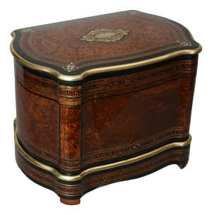 Tahan-Branded Liquor Cabinet in Paris and Baccarat, Set of 18