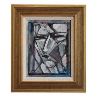 Florentine School Artist, Hidden Portraits XXI, 1990s, Acrylic on Canvas, Framed For Sale