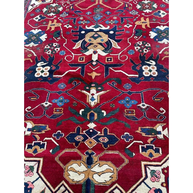 1950s Mid-Century Azerbaijan Rug, 1950s For Sale - Image 5 of 18