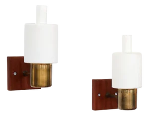 Nordlys Wall Lamps by Jo Hammerborg, 1960s, Set of 2