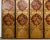 Gold Spanish Colonial Baroque Style Painted Leather Eight Panel Screen For Sale - Image 8 of 18