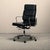 Mid-Century Modern EA219 Office Chair in Chrome and Black Leather by Charles and Ray Eames for Vitra, 2010s For Sale - Image 3 of 18