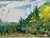 River Painting Landscape Antique Oil Painting Original Socialist Realism Soviet Art Ukrainian Artist Osenniy m.s. 55-72 1970s For Sale - Image 4 of 6