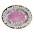 Vintage Fornasetti Style Pink Splash Luster Platter For Sale