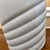 1980s Pacific Coast Lighting Postmodern Ribbed Plaster Table Lamps - Set of 2 For Sale - Image 10 of 11