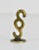 Metal Brass Paragraph Lawyer Sculpture by Walter Bosse for Hertha Baller, Austria, 1950s For Sale - Image 7 of 8