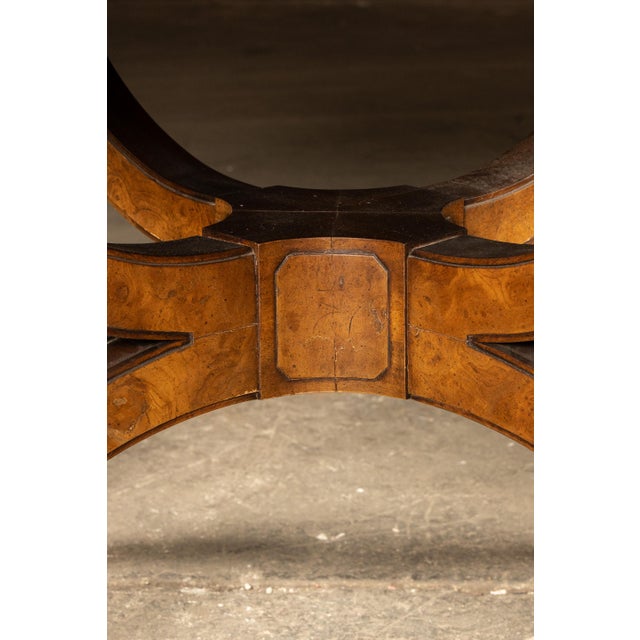 1930s Vintage Neoclassical Quatrefoil Parlor Table For Sale - Image 11 of 12