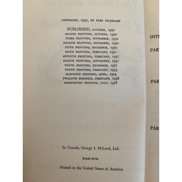 The Decline and Fall of Practically Everybody 13th Printing July 1958 by Will Cuppy Rare Book For Sale - Image 9 of 12