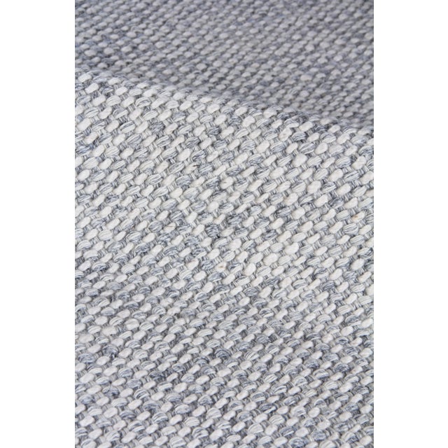 2020s Exquisite Rugs Whitney Handwoven Wool & Viscose Silver - 14'x18' For Sale - Image 5 of 9