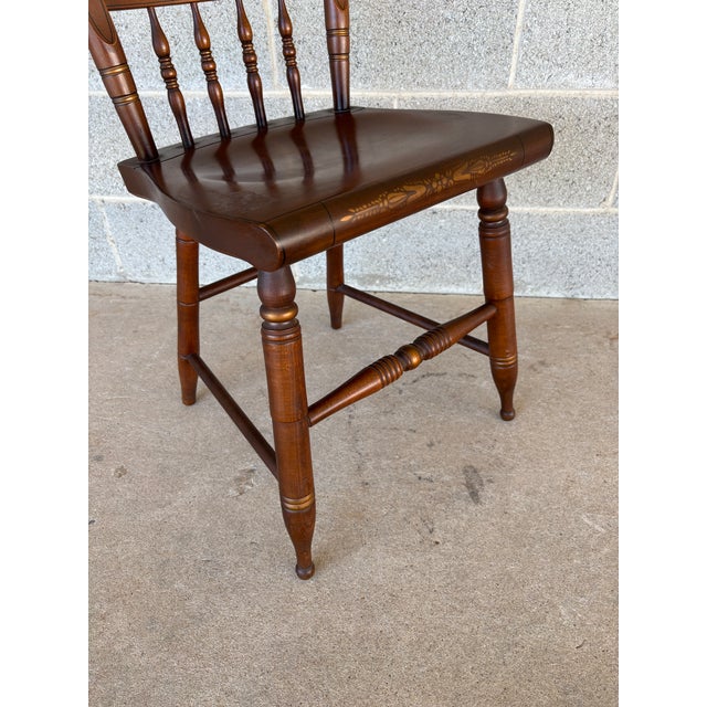 Wood (A) Hitchcock Riverton Harvest Maple Inn Chair For Sale - Image 7 of 10