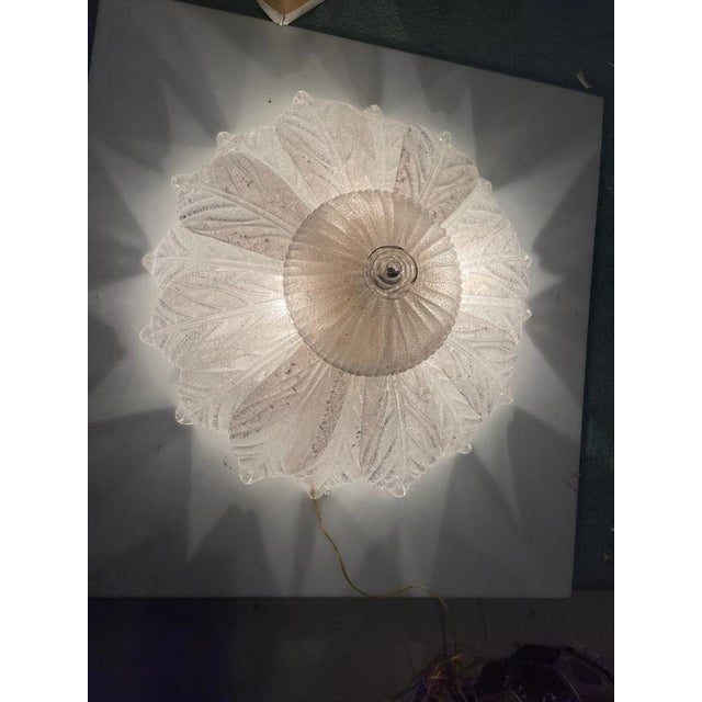 1960s Venetian Murano Glass Flush Mounts, 1960s, Set of 2 For Sale - Image 5 of 17