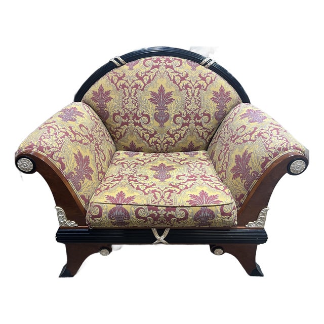 Mariner Luxury Queen Anne Style "Volga" Armchair For Sale