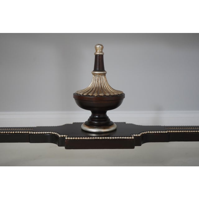 French Louis XVI Style Marble Top Console Table For Sale - Image 9 of 16
