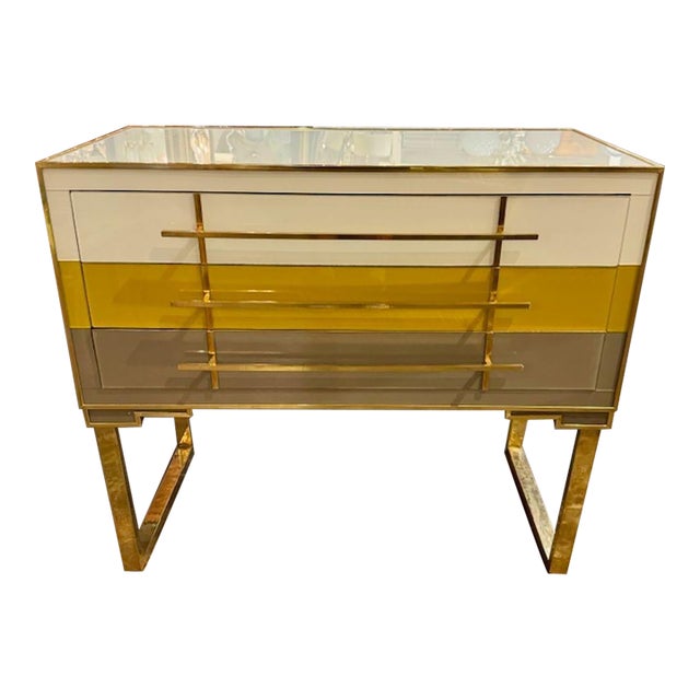 Murano Glass Multi-Colored Cabinet For Sale