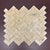 Coralina Travertine Honed 1" X 2" Herringbone Mosaic For Sale - Image 4 of 4