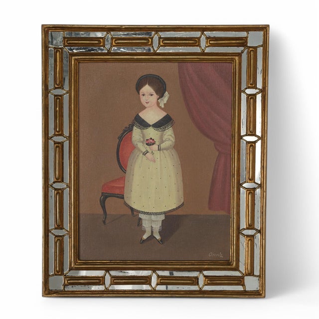 Pair of Vintage Mexican Folk Art Paintings of a Man and a