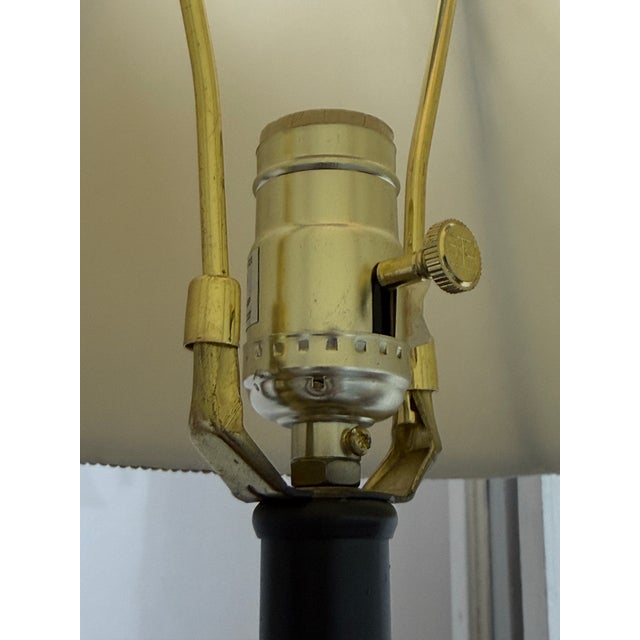 Ornamental & Decorative Materials Hand Painted Table Lamp, Vintage For Sale - Image 7 of 12