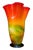 Murano Sunburst of Colors Art Glass Fazzoletto Vase For Sale - Image 18 of 18