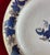Antique Early 19th Century Chinese Export Blue and White Porcelain Dinner Plates With Grape Leaf Border - Set of 6 For Sale - Image 13 of 17