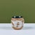 Brown Stoneware Table Planter with White Glaze For Sale - Image 8 of 13
