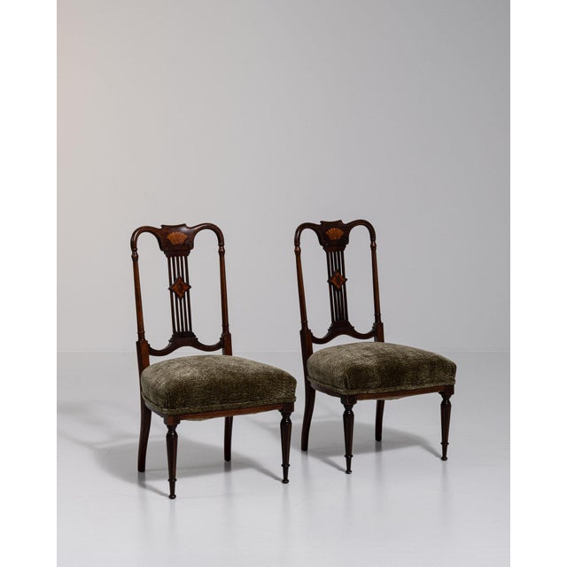 19th Century France Hepplewhite Brown Wood Lounge Chair For Sale - Image 10 of 10