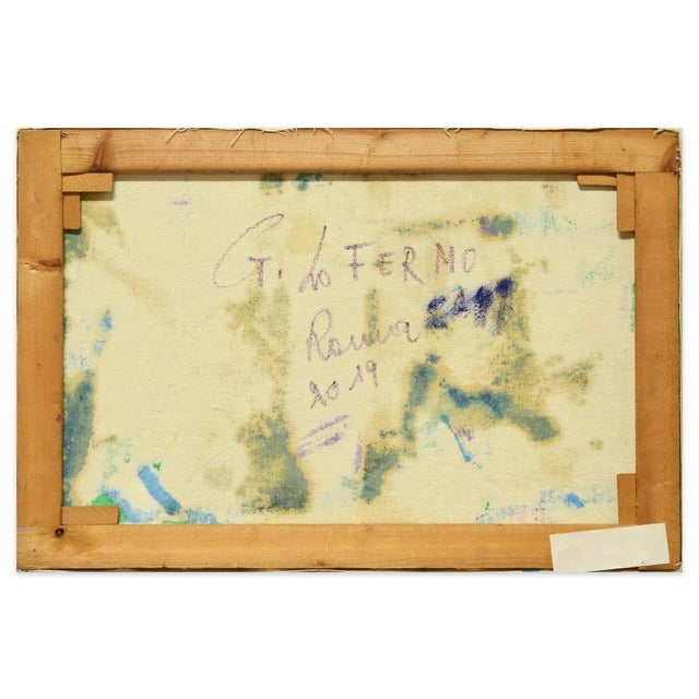 Bright Mosaic is an original oil on canvas realized by Giorgio Lo Fermo in 2019 Hand-signed and dated by the artist on the...