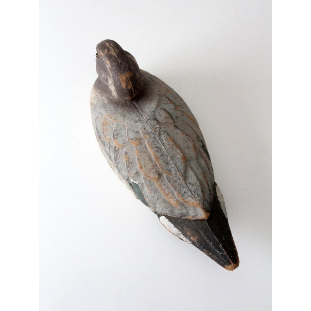 Vintage Carry Lite Mallard Hen Duck Decoy For Sale - Image 10 of 12