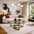 Mid 20th Century Brass and Glass Interlocking Geometric Coffee Table For Sale - Image 18 of 18