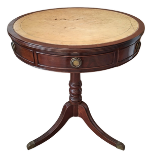 Vintage Drum Table, 1980s