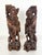 Pair of Large Antique Chinese Li Tieguai Carved Wood Figures W. Glass Eyes For Sale - Image 14 of 14