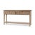 Mid Century Console Table in Natural Sandbar Finish For Sale - Image 4 of 7