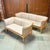 Vintage mid-century Danish modern spoke-back sofa set in the manner of Erik Ole Jørgensen, Kvist Møbler, FDB Møbler, etc....