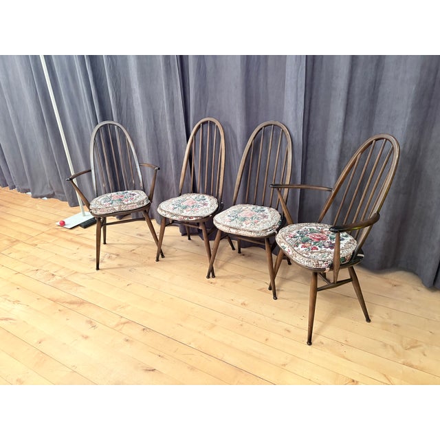 Quaker Windsor Chairs by Lucian Ercolani for Ercol, United Kingdom, 1960s, Set of 4 For Sale - Image 15 of 18
