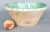Mid 19th Century 19th Century Italian Speckled Green Glazed Terracotta Passata Decorative Bowl For Sale - Image 5 of 8