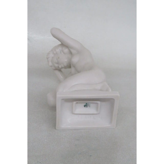 Karl Tutter Hutschenreuther Porcelain After the Bath Nude Woman Figurine For Sale - Image 11 of 12